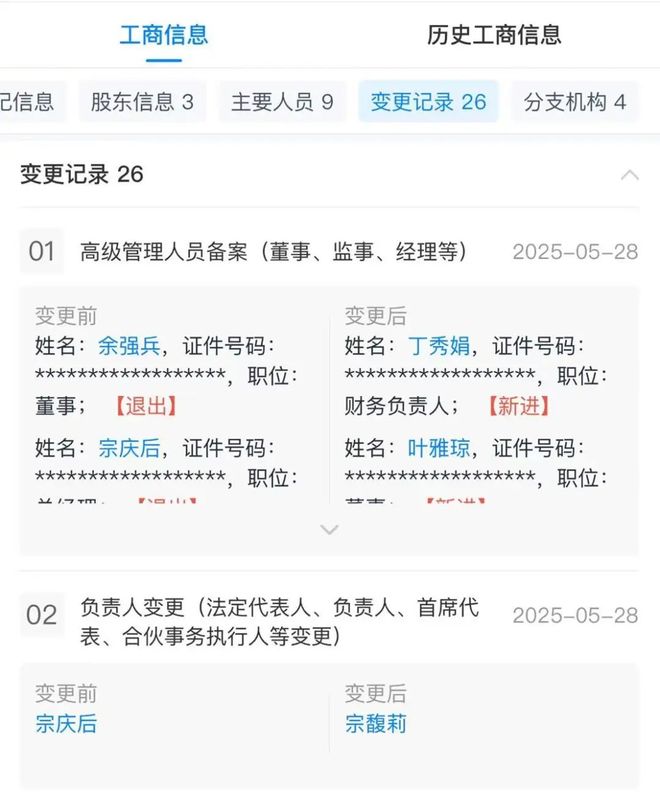 娃哈哈股权再起波澜 宗馥莉“一进一退”引关注，关联针纺业务股权拍卖遇冷